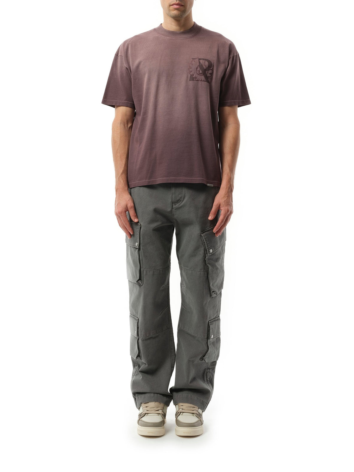 Represent Represent X Belstaff Outline Phoenix T-Shirt in Plum