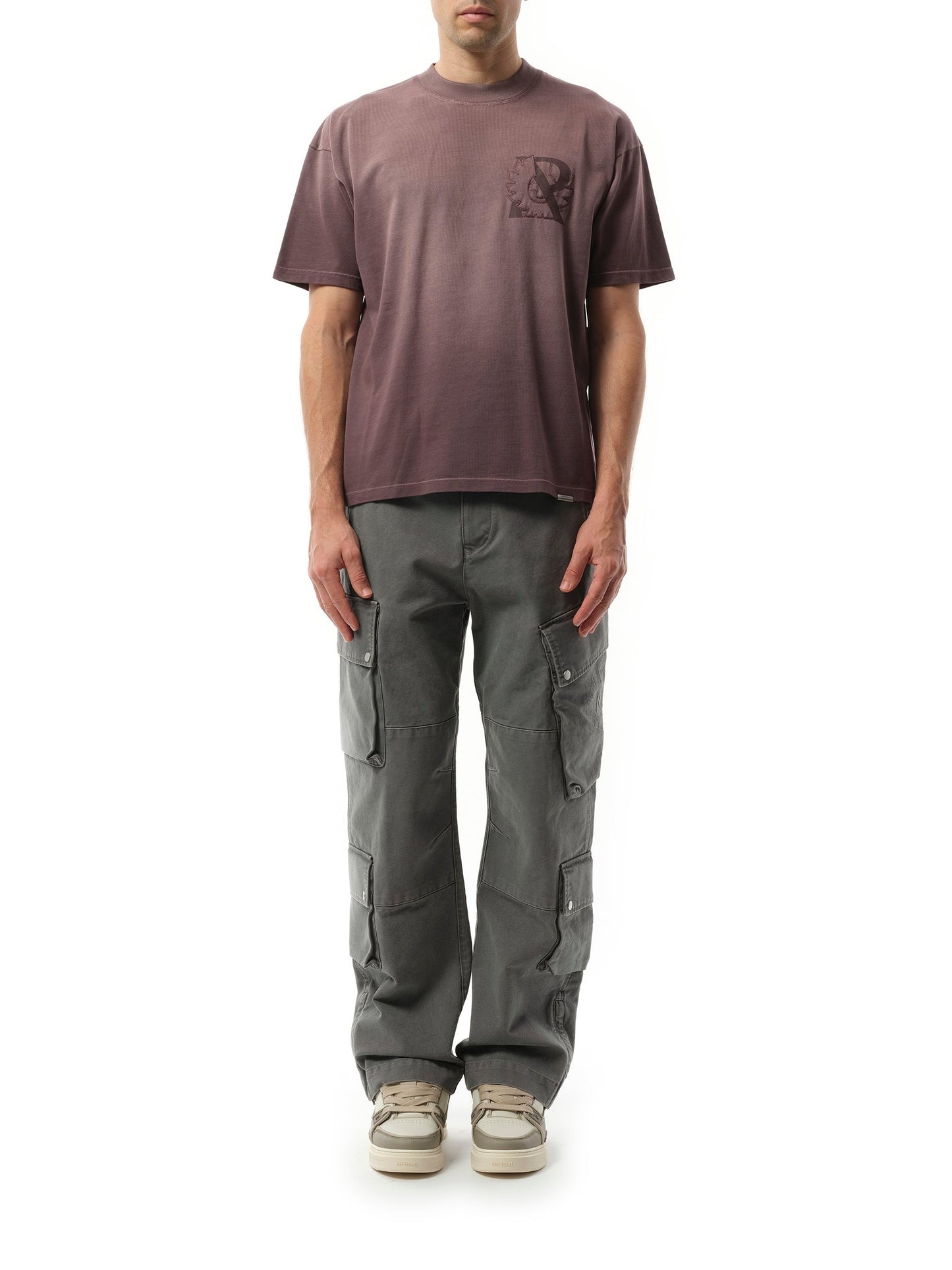 Represent Represent X Belstaff Outline Phoenix T-Shirt in Plum