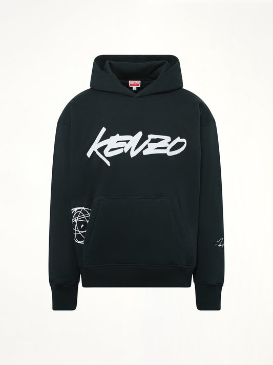 Kenzo Futura Padded Hoodie in Pine