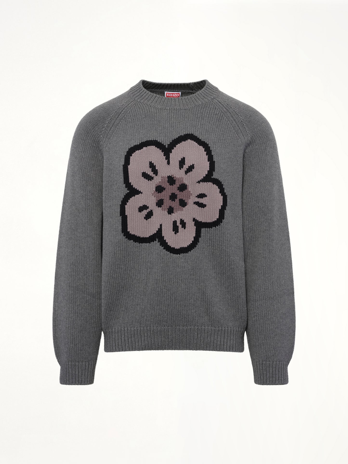 Boke Flower Jumper in Pale Grey