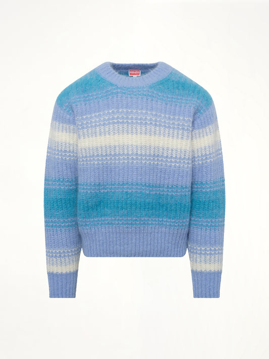 Kenzo Speed Stripe Jumper in Light Blue