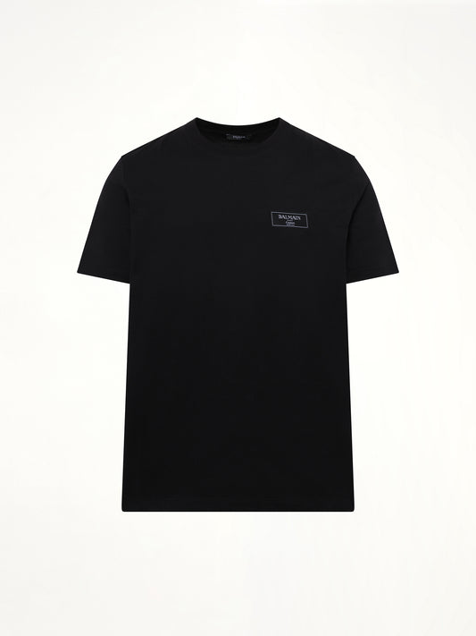 Couture Label Regular T-Shirt in Black