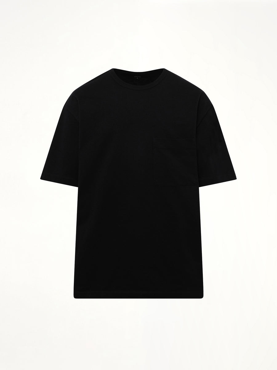 Boxy Ss T-Shirt in Black