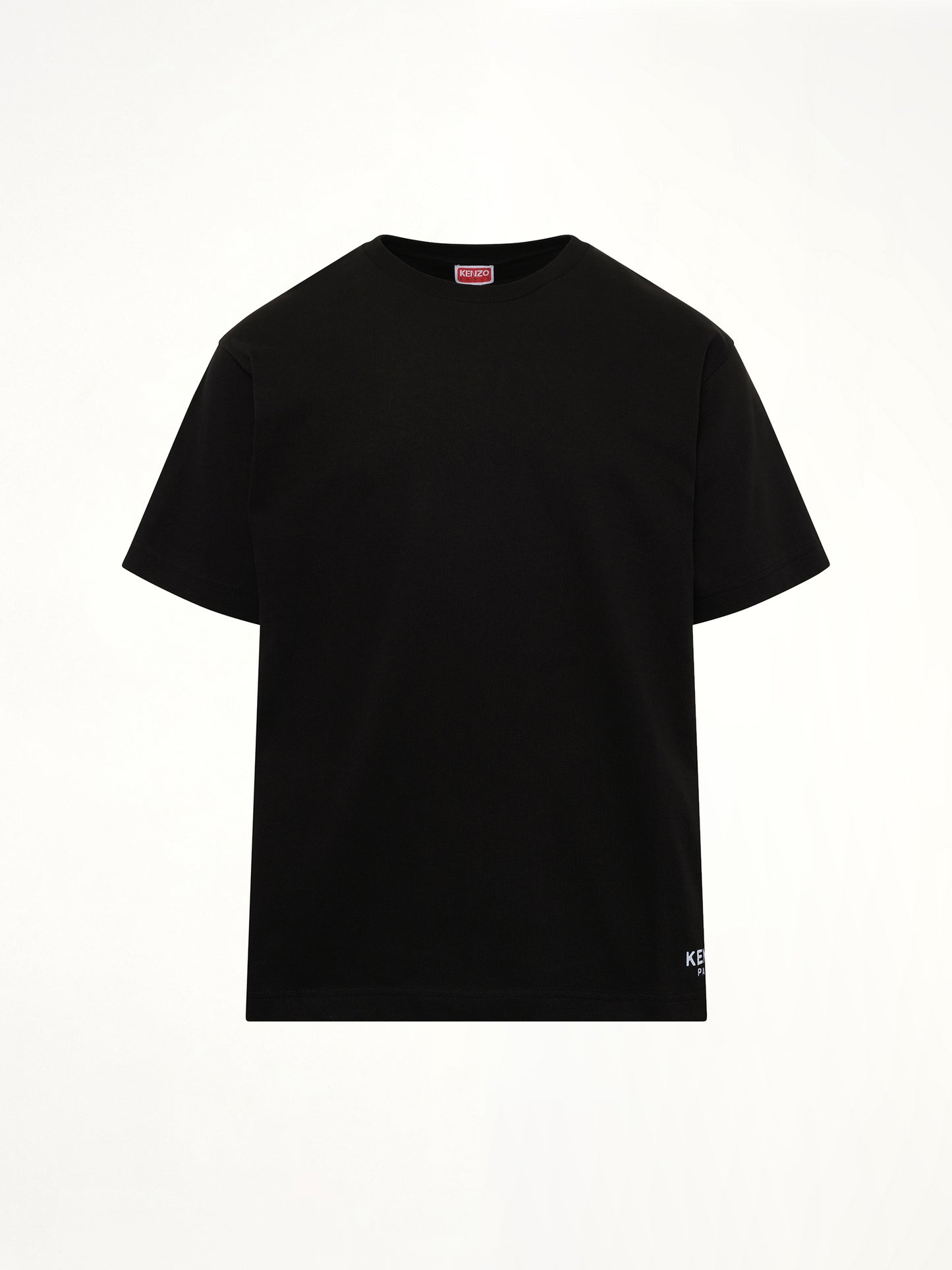 Gots Boke Flower Embroidered Oversize T-Shirt in Black