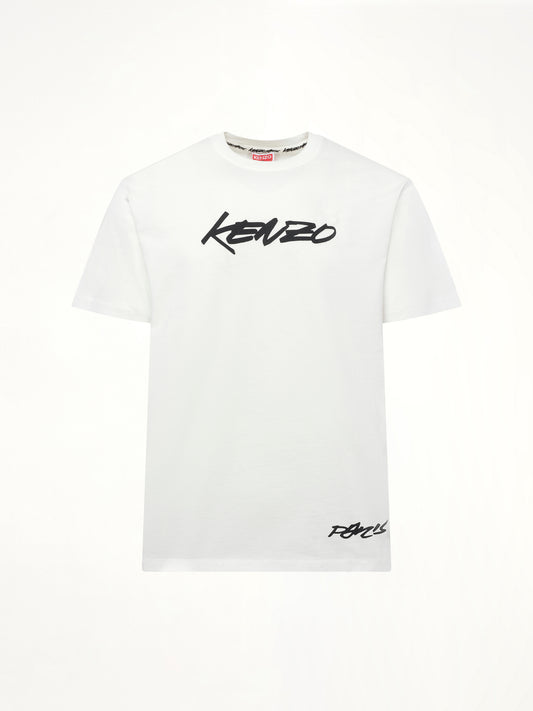 Gots Kenzo Futura Classic T-Shirt in Off White