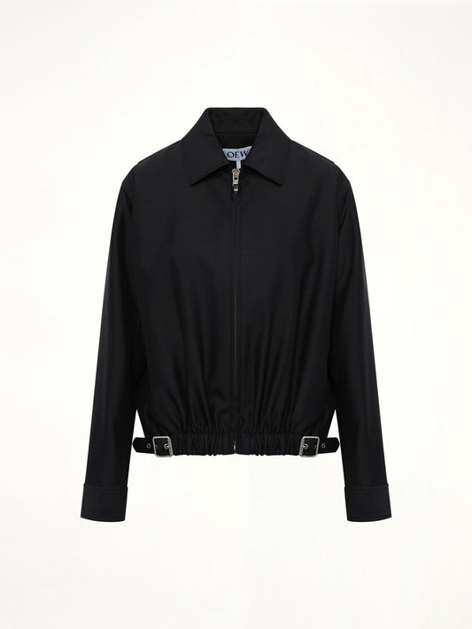 Belted Jacket in Black