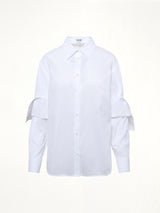 Turn-Up Shirt in White
