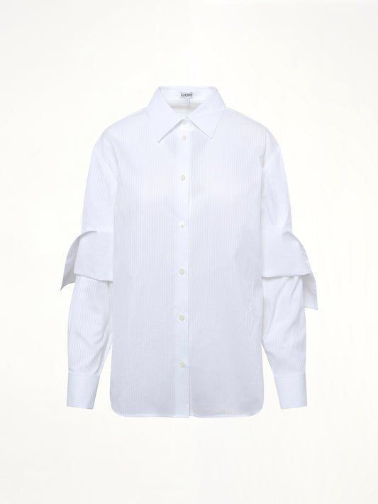 Turn-Up Shirt in White