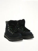 UGG sacai Hiker in Black Front View | SACAI