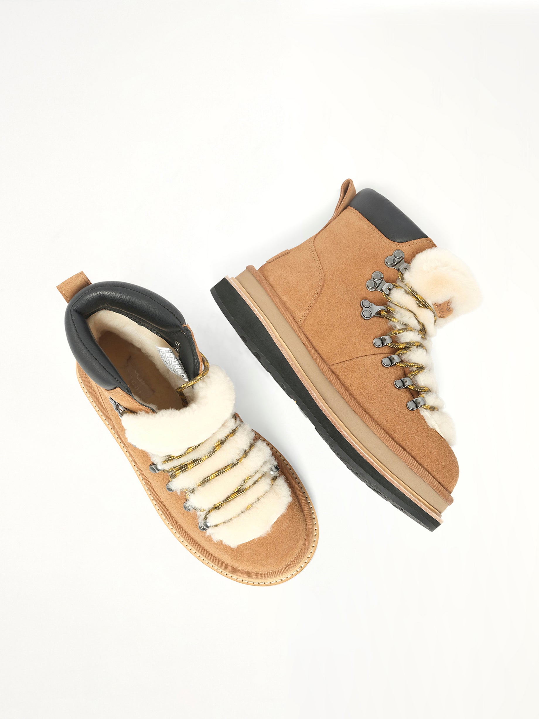 UGG sacai Hiker in Chestnut Top View | SACAI