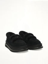 UGG sacai Loafer in Black Front View | SACAI