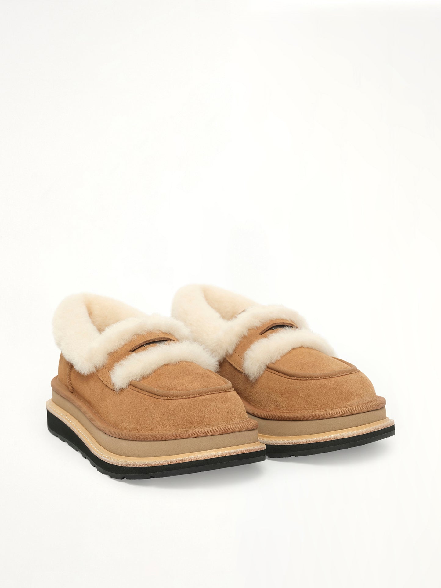 UGG sacai Loafer in Chestnut