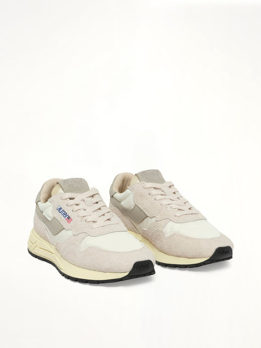 Reelwind Low Sneakers in White/Natural
