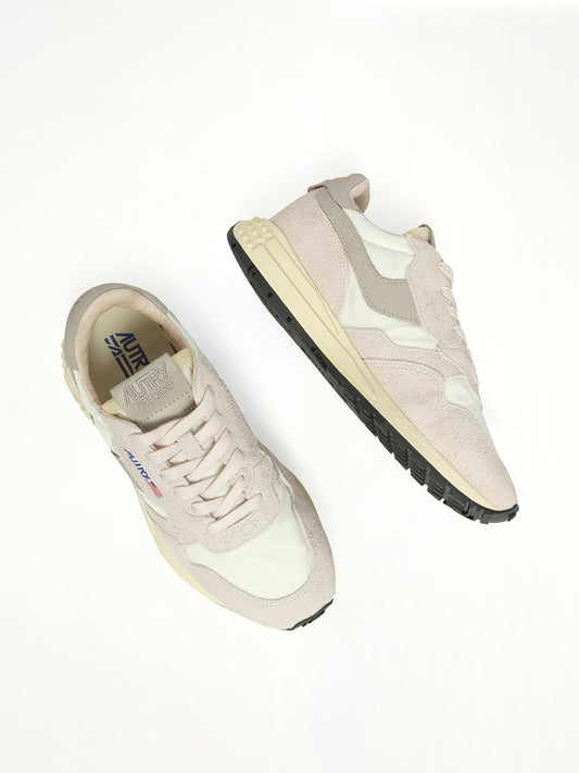 Reelwind Low Sneakers in White/Natural