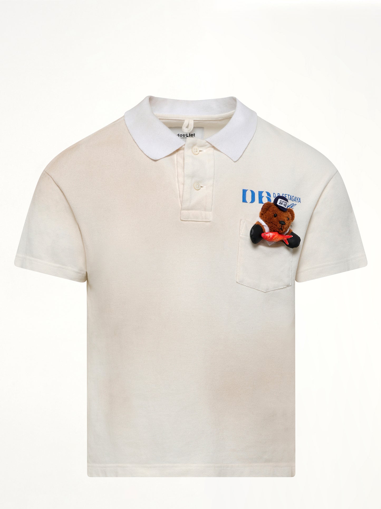 Polo Shirt With My Workwear Bear  in White