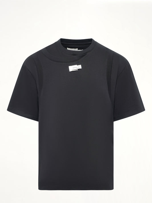 Deconstructed T-Shirt in Black