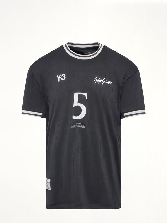 Elite 5 Football Jersey in Black