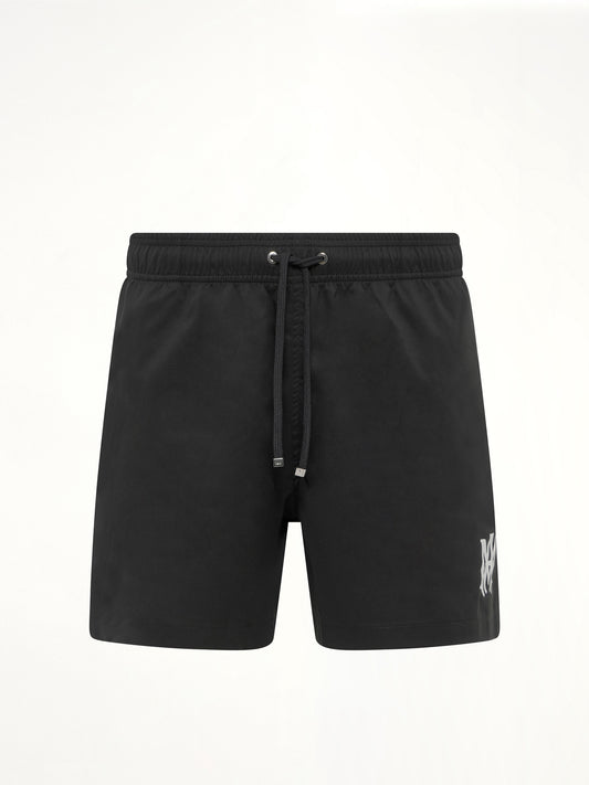 MA Core Logo Swim Trunk in Black