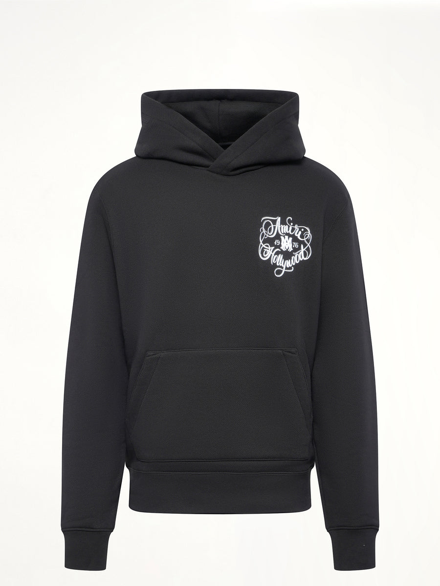Amiri Hollywood Hoodie in Black