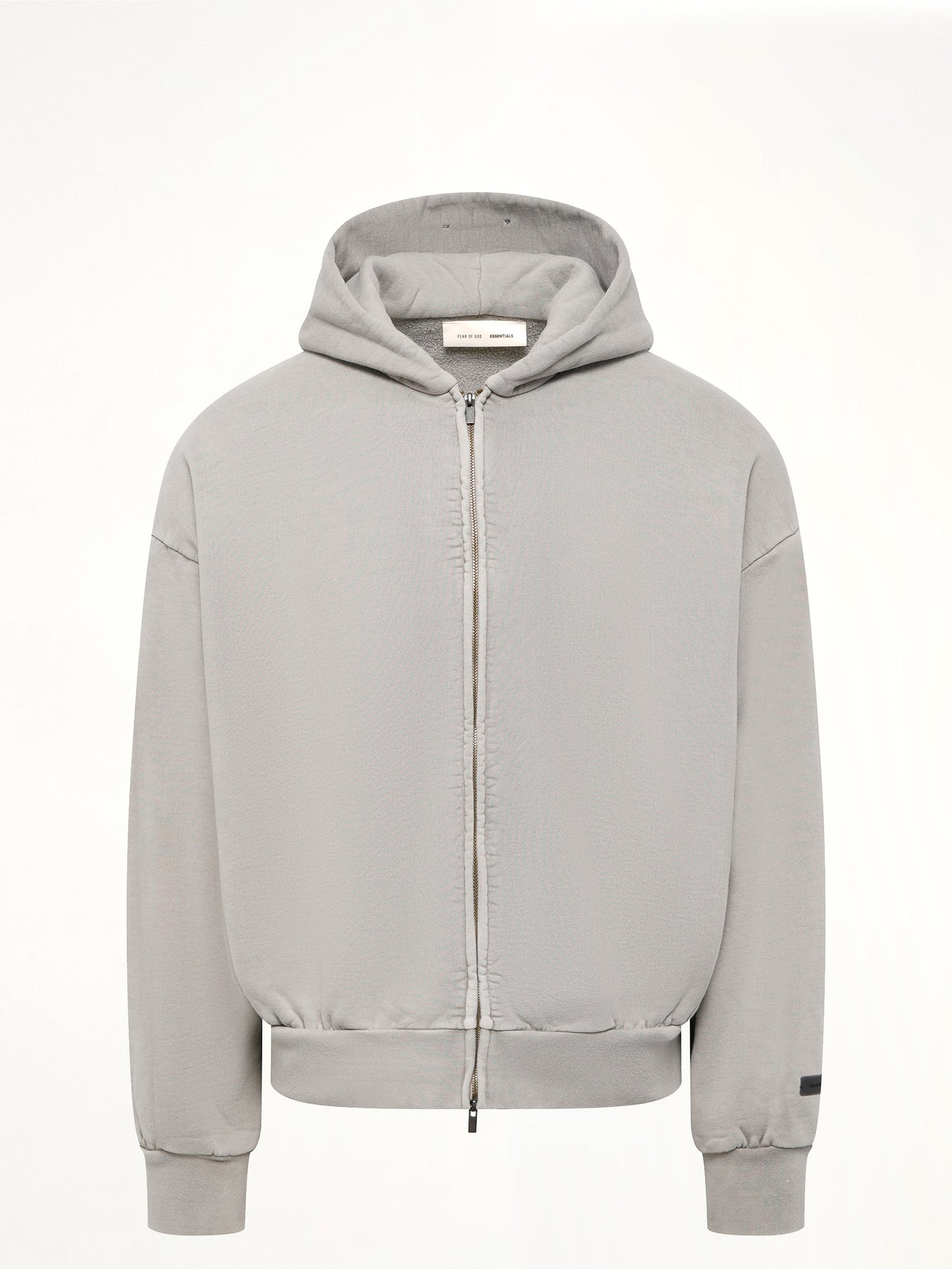 Classic Full Zip Hoodie in Smoke Grey