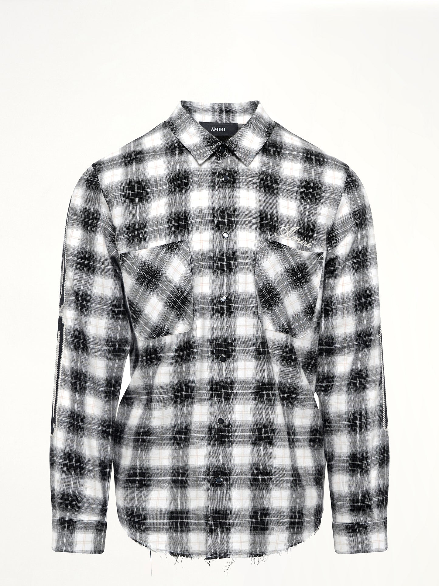 Bones Flannel Overshirt in Black