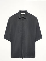 Full Zip Work Shirt in Vintage Black