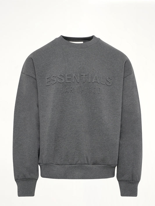 Classic Crewneck Sweatshirt in Charcoal Heather