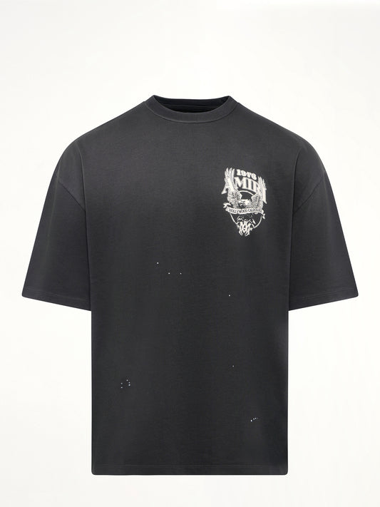 Amiri Eagle Oversized T-Shirt in Black