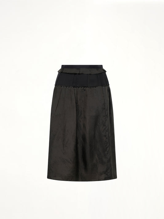Skirt in Carbon/Black