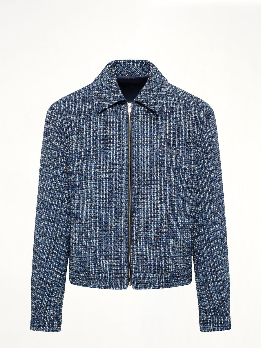 Tweed Jacket in Blue