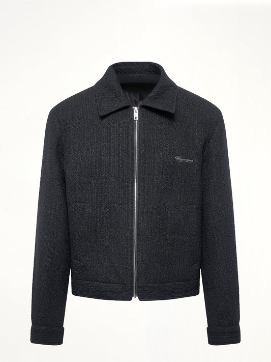 Wool Blouson in Black
