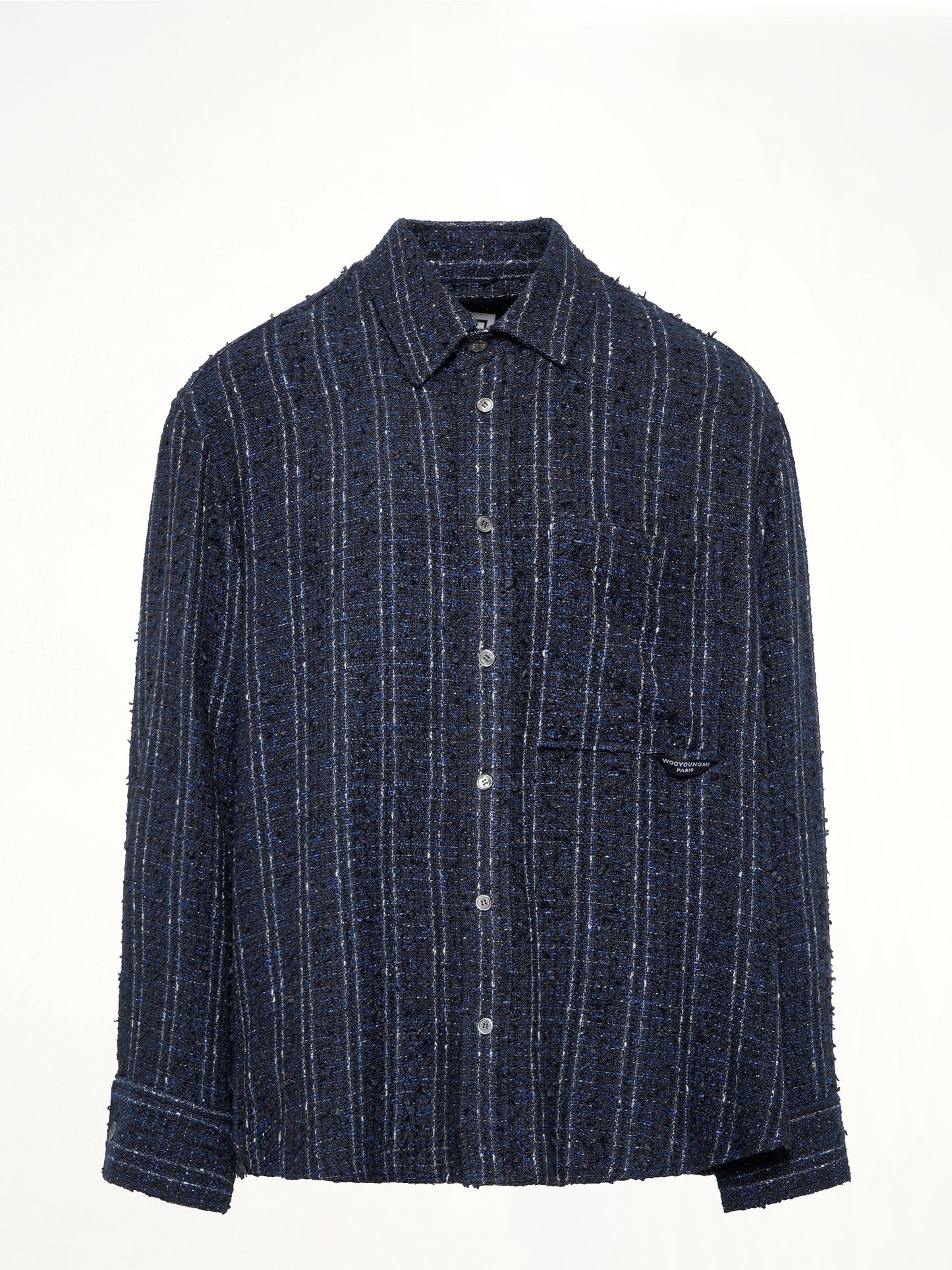 Tweed Shirt in Navy
