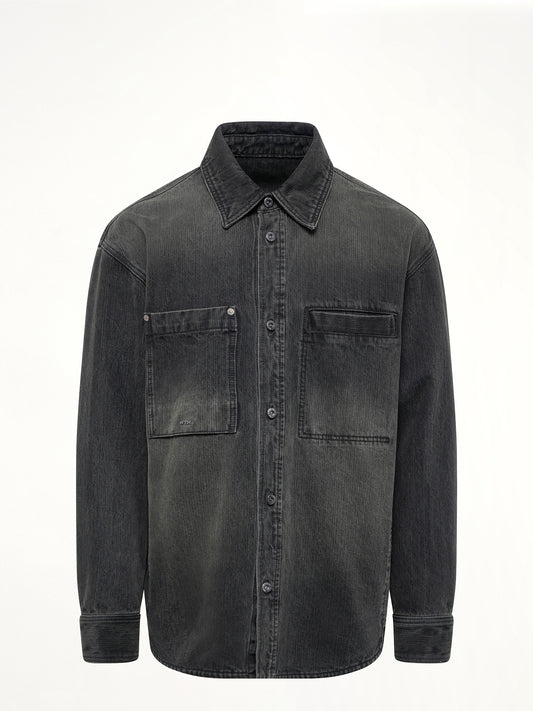 Denim Shirt in Black