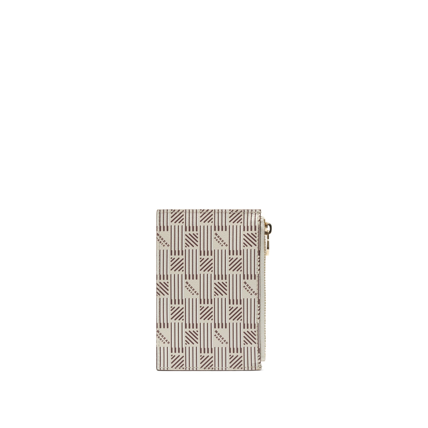 3 Credit Card Holder with Zip in Champagne