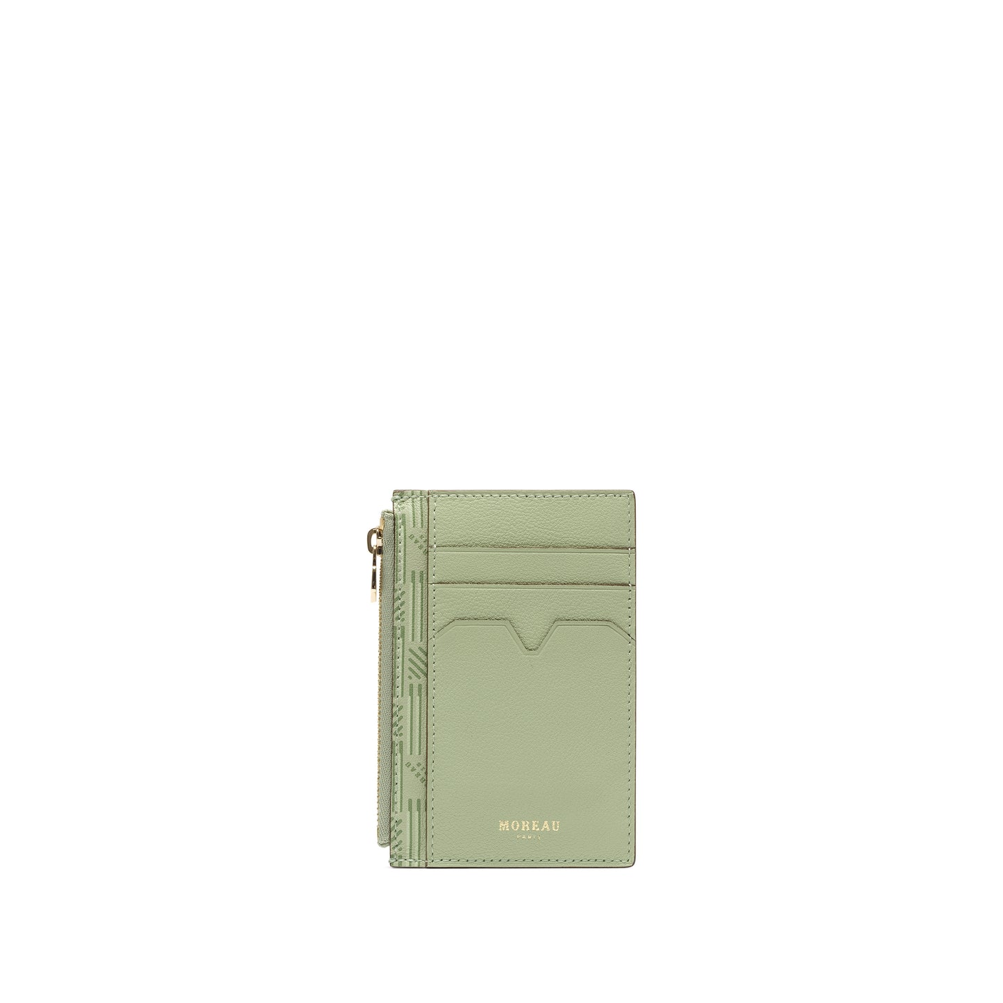 3 Credit Card Holder with Zip in Mint