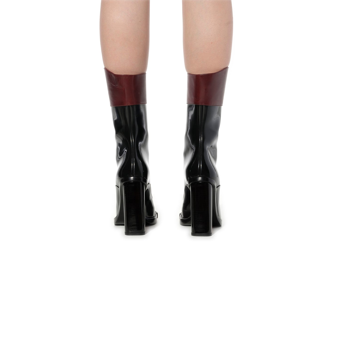 Leather Goya Boots in Black