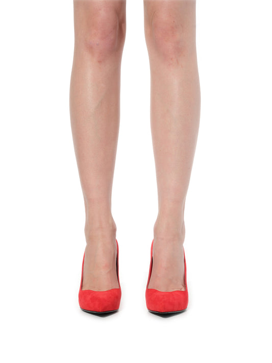 Leather Shoes in Red