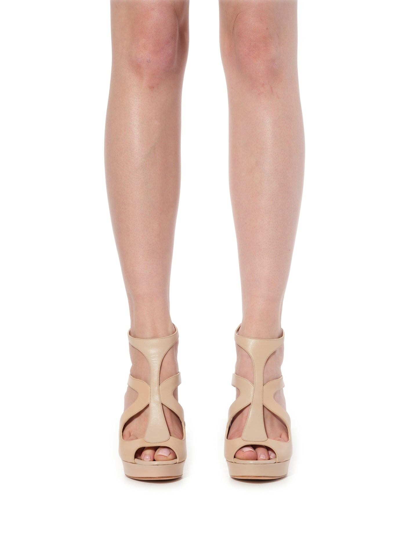 Leather Heels in Mix