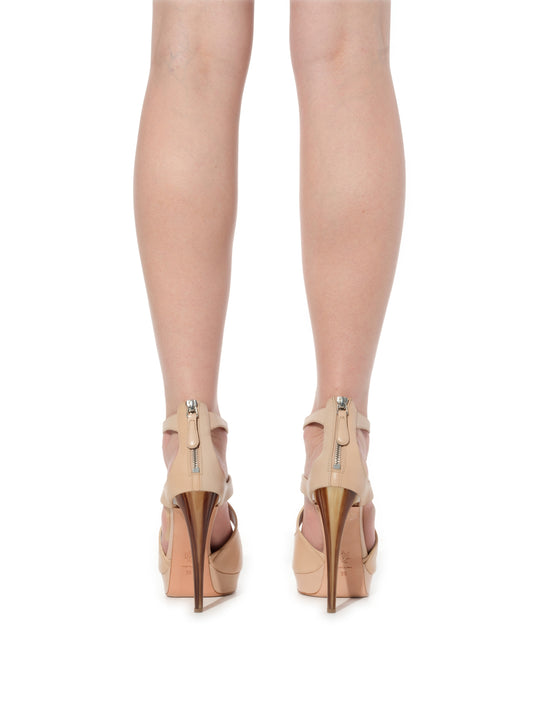 Leather Heels in Mix