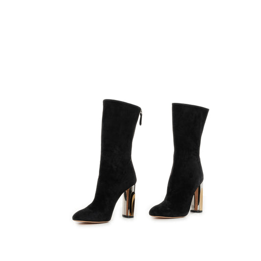 Alexander Mcqueen Suede Lo Boots