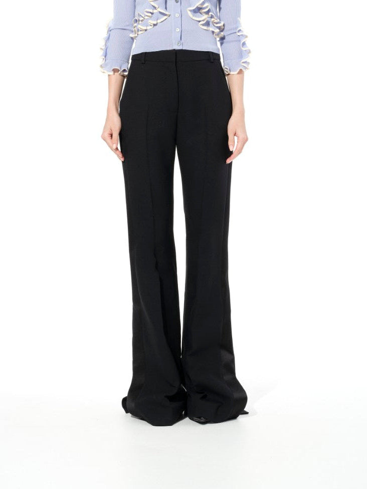 Alexander McQueen Light Wool Pant in Black