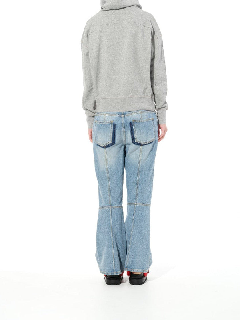 Faded Denim Pant in Denim