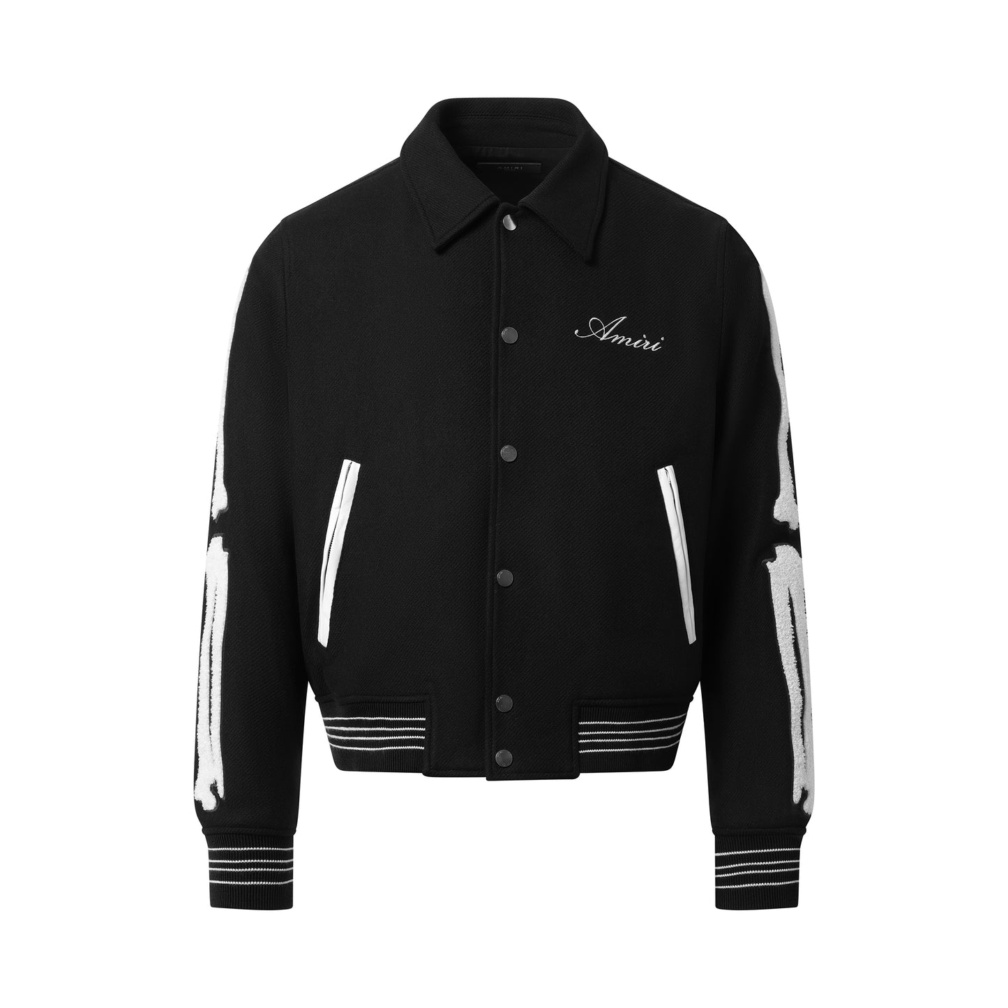 Bones Jacket in Black/White