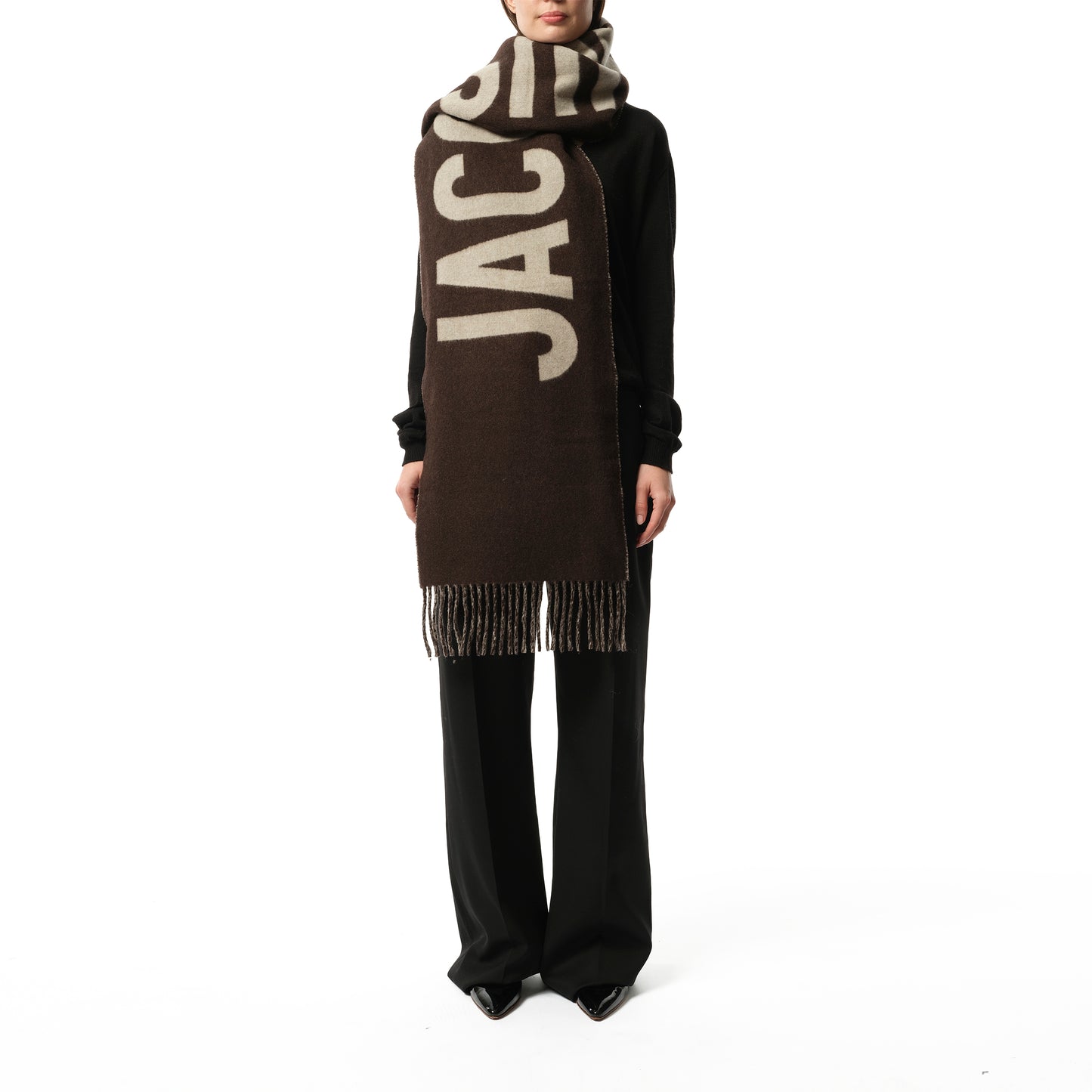 L'echarpe Jacquemus Scarf in Brown/Multicolour