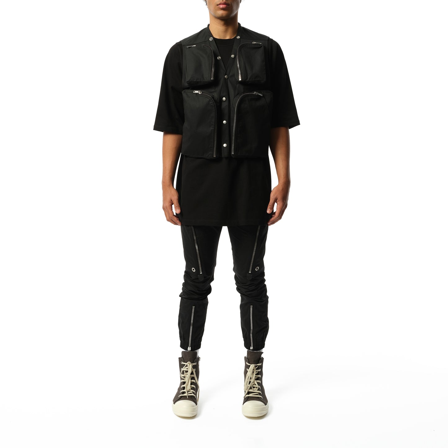 Cargo Vest in Black