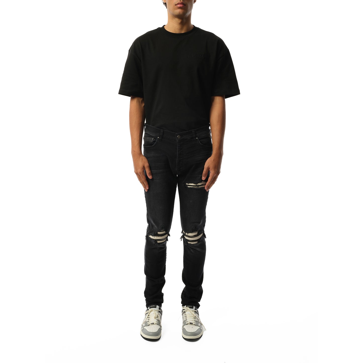 MX1 Ultrasuede Jeans in Vintage Black