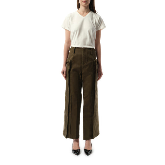 Oversized Cargo Pants in Olive