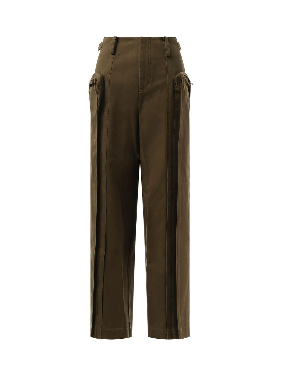 Fax Copy Express Oversized Cargo Pants in Olive