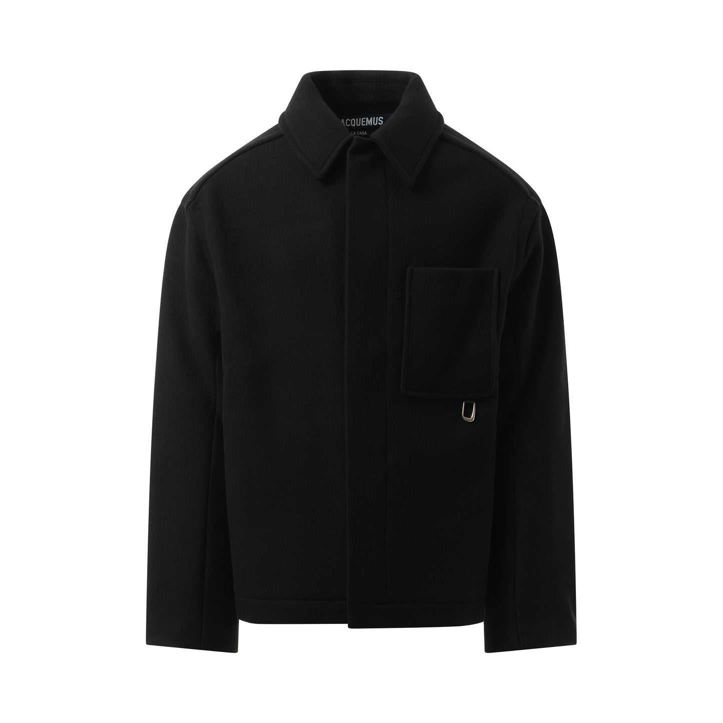 Le Manteau Court Jacket in Black