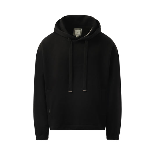 Drawstring Hoodie in Black